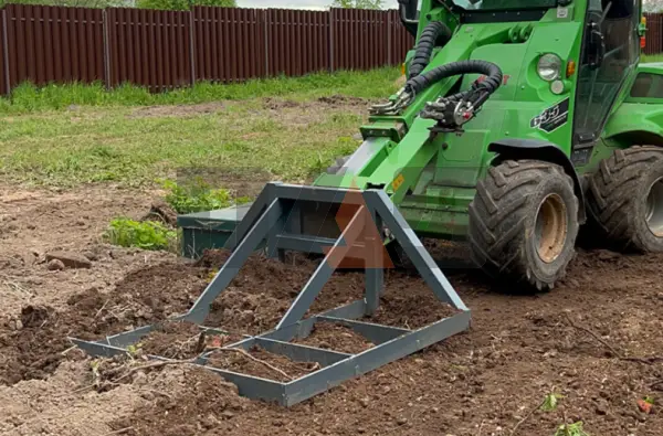 Выравниватель грунта для мини-тракторов